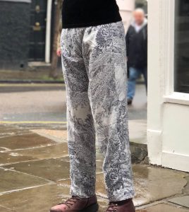 Swirly Cotton Trousers